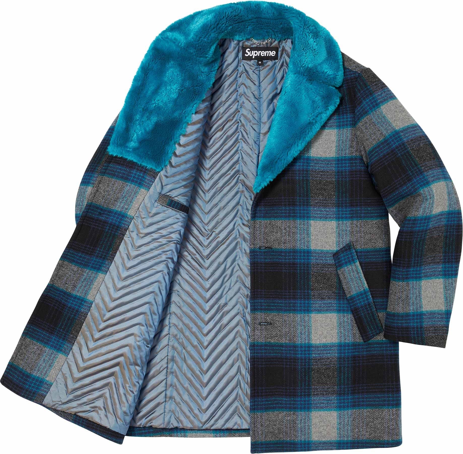 Faux Fur Collar Car Coat view 4